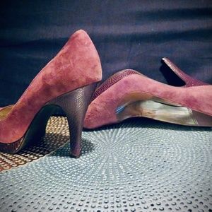 *SOLD* Alfani Mandy Suede Pumps Heels Shoes Purple Women’s